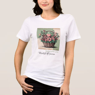 Nachhaltige Liebe, Vintage Charme Tri-Blend Shirt