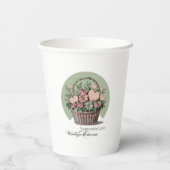 Nachhaltige Liebe, Vintager Charme Pappbecher (Rückseite)