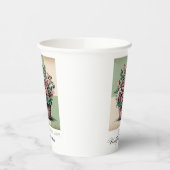 Nachhaltige Liebe, Vintager Charme Pappbecher (Links)