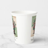 Nachhaltige Liebe, Vintager Charme Pappbecher (Rechts)