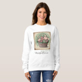 Nachhaltige Liebe, Vintager Charme Sweatshirt (Vorne ganz)