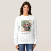 Nachhaltige Liebe, Vintager Charme Sweatshirt (Vorne ganz)