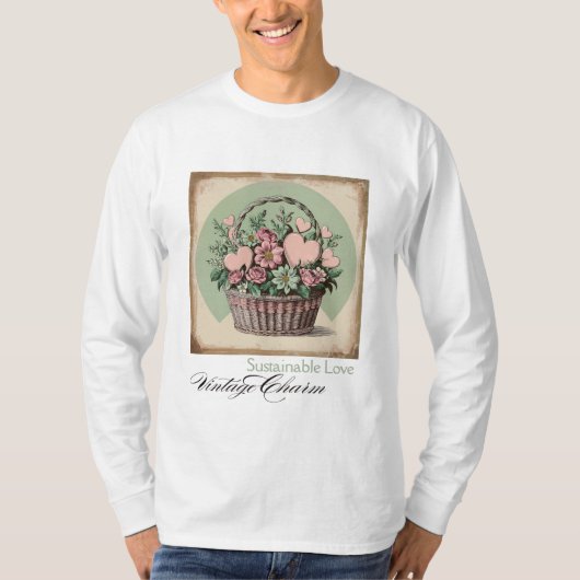 Nachhaltige Liebe, Vintager Charme T-Shirt (Vorderseite)