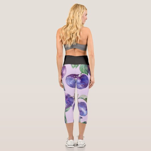 Nachhaltige Mode Capri Leggings (Rückseite)