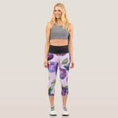 Nachhaltige Mode Capri Leggings (Vorderseite)