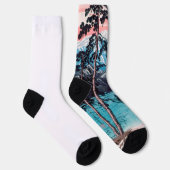 Nachhaltige Premium-Crew-Socken - Lingering Snow Socken (Rechts)