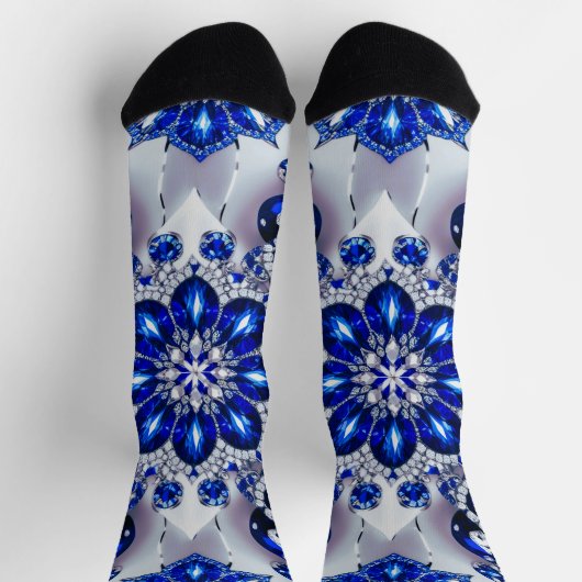 Nachhaltige Socken mit blauen Farben (Oben)