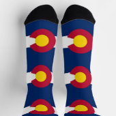 Nachhaltige Socken mit Colorado-Fahne (Oben)