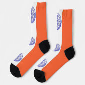 Nachhaltige Socken mit der Flagge von New York Cit (Linkes Detail)