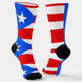 Nachhaltige Socken mit Fahne von Puerto Rico