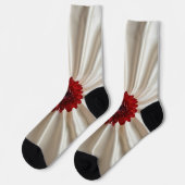 Nachhaltige Socken mit japanischen Farben (Linkes Detail)