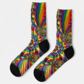 Nachhaltige Socken mit LGBT-Farben (Linkes Detail)