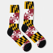 Nachhaltige Socken mit Maryland-Fahne (Rechts)