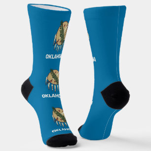 Nachhaltige Socken mit Oklahoma-Fahne