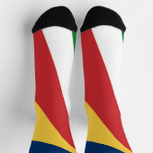 Nachhaltige Socken mit Seychellen-Farben (Oben)