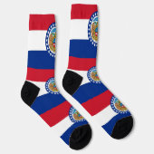 Nachhaltige Socken unter der Flagge von Missouri (Rechts)