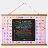 Nachhaltige Wandkunst für Zuhause, Büro, Klassenzi (Vorne)