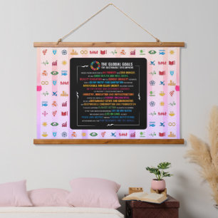 Nachhaltige Wandkunst für Zuhause, Büro, Klassenzi