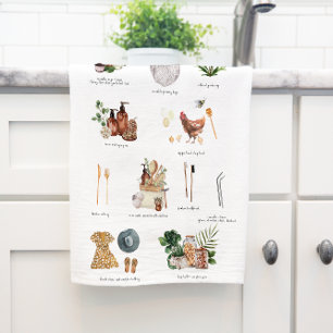Nachhaltiger Lebensstil Eco Guide   Zero Waste  Geschirrtuch