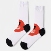 Nachhaltiger Premium-Crew-Sockel Socken (Linkes Detail)