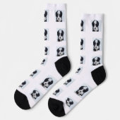 Nachhaltiger Premium-Crew-Sockel Socken (Linkes Detail)
