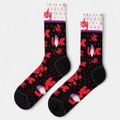 Nachhaltiger Premium-Crew-Sockel Socken (Linkes Detail)