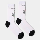 Nachhaltiger Premium-Crew-Sockel Socken (Rechts)
