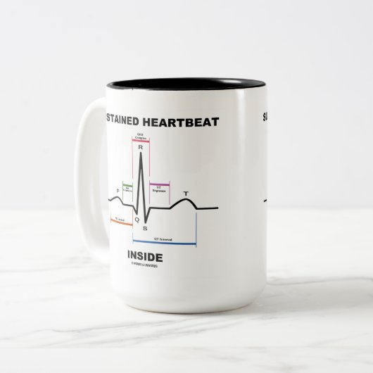 Nachhaltiges Herzschlag-Innere Zweifarbige Tasse (Vorderseite Links)