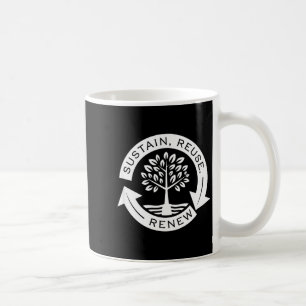 Nachhaltiges Leben annehmen - Naturliebhaber Erden Kaffeetasse