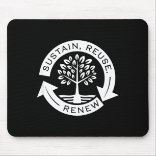 Nachhaltiges Leben annehmen - Naturliebhaber Erden Mousepad