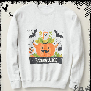Nachhaltiges Leben ExDesigner Halloween Sweatshirt