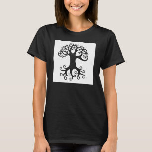 Nachhaltiges t des Fahrrad-Baums T-Shirt