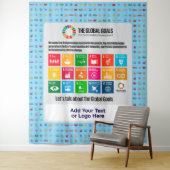 Nachhaltigkeitsdekor für Zuhause Office-Klassenzim Wandteppich (Beispiel)