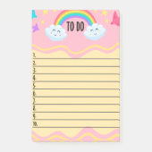 Nachhinweise: Bleibe Post-it Klebezettel (Vorderseite)