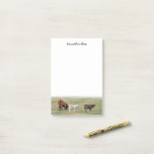 Nachhinweise für die Mutterkuh Post-it Klebezettel (Auf Schreibtisch)