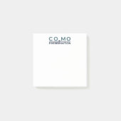 Nachhinweise mit CoMo-Erhaltung Post-it Klebezettel (Vorderseite)