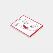 Nachhinweise Personalisiert kundenspezifisch Post-it Klebezettel (angewinkelt)