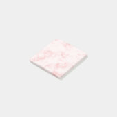 Nachhinweise zu dunkelrotem Marmor Post-it Klebezettel (angewinkelt)