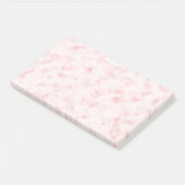 Nachhinweise zu dunkelrotem Marmor Post-it Klebezettel (angewinkelt)