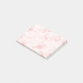 Nachhinweise zu dunkelrotem Marmor Post-it Klebezettel (angewinkelt)