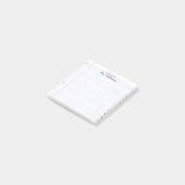 Nachhinweise zum Anleitung von gestrichenem Papier Post-it Klebezettel (angewinkelt)