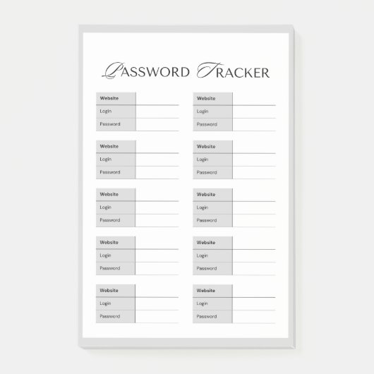 Nachhinweise zum sicheren Kennzeichenfolgen Post-it Klebezettel (Vorderseite)