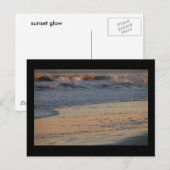 Nachkarte für Sonnenuntergang Postkarte (Vorne/Hinten)