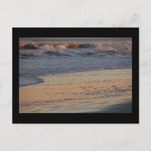 Nachkarte für Sonnenuntergang Postkarte (Vorderseite)