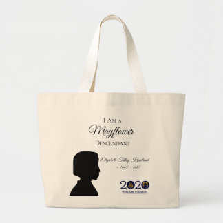 Nachkomme-Tasche Elizabeth Tilley Howland Jumbo Stoffbeutel