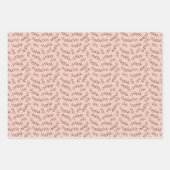 Nachkommen und Beeren in Pfirsich Geschenkpapier Set (Vorderseite 2)