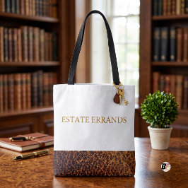 NACHLASSANGELEGENHEITEN Altes Geld Faux-Leder Brau Tasche