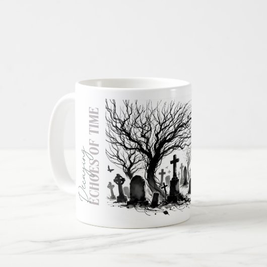 Nachlassen der Echos der Zeit Kaffeetasse (Vorderseite Links)