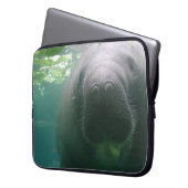Nachlässiger Manatislaptop Laptopschutzhülle (Vorderseite Links)