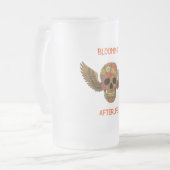 Nachleben blühen mattglas bierglas (Vorderseite Links)